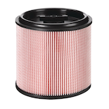 MAXIMUM Washable and Reusable Fine Dust Pleated Fibre Cartridge Filter for Wet/Dry Shop Vacuums, 22-L Front_Elevated