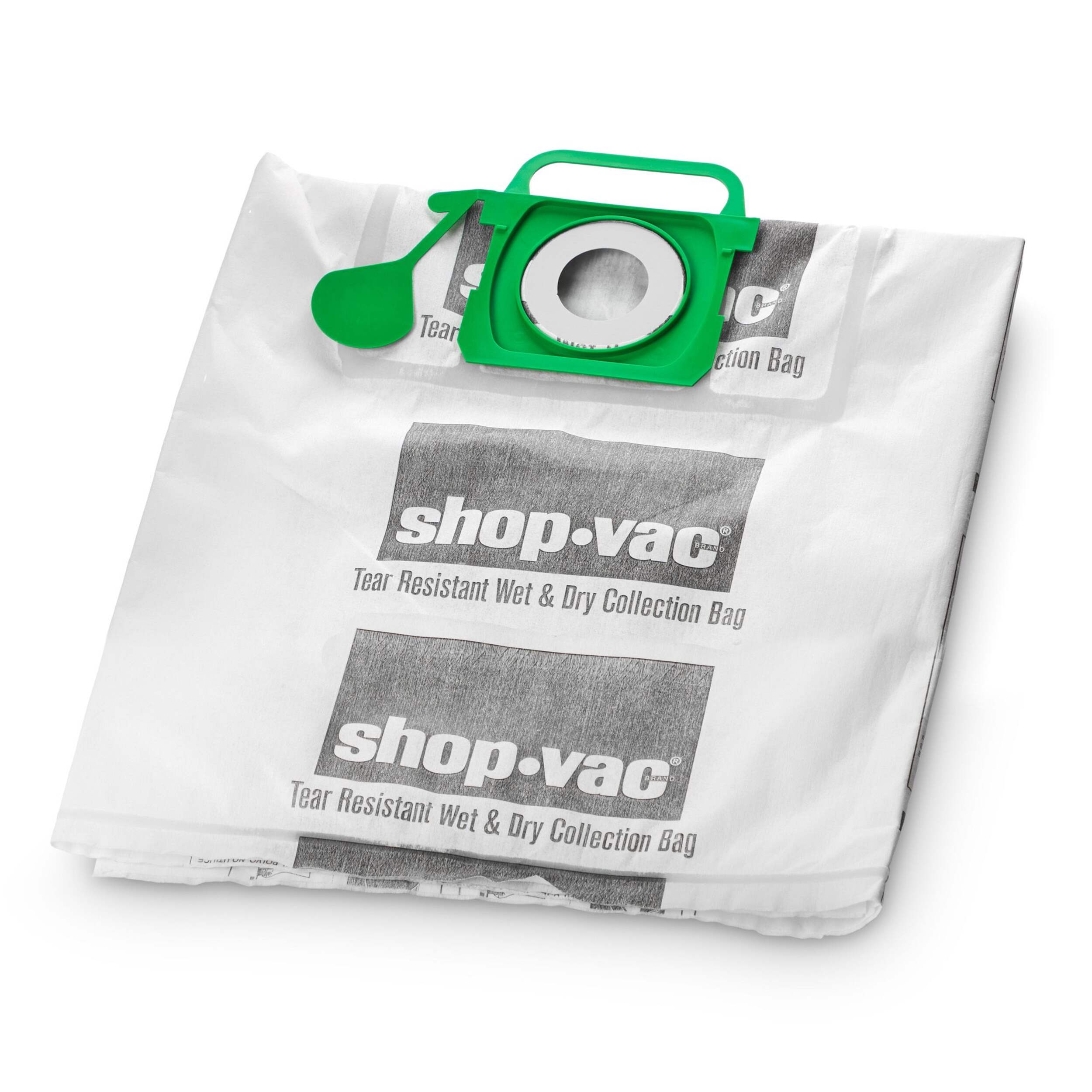 Shop-Vac® Wet/Dry Tear Resistant Bags for Wet/Dry Shop Vacuums, 18-37 L, 2-pk Front_Angled_Left