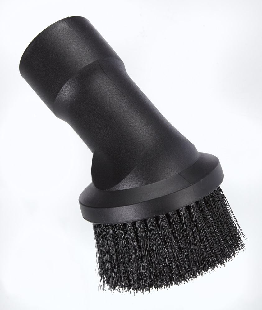 MAXIMUM Round Dusting Brush for Wet/Dry Shop Vacuums, 17/8in