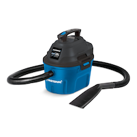 Mastervac AA255 2.0 Peak HP Wet/Dry Shop Vacuum with Hose and Accessories, 10-L Front_Angled_Left