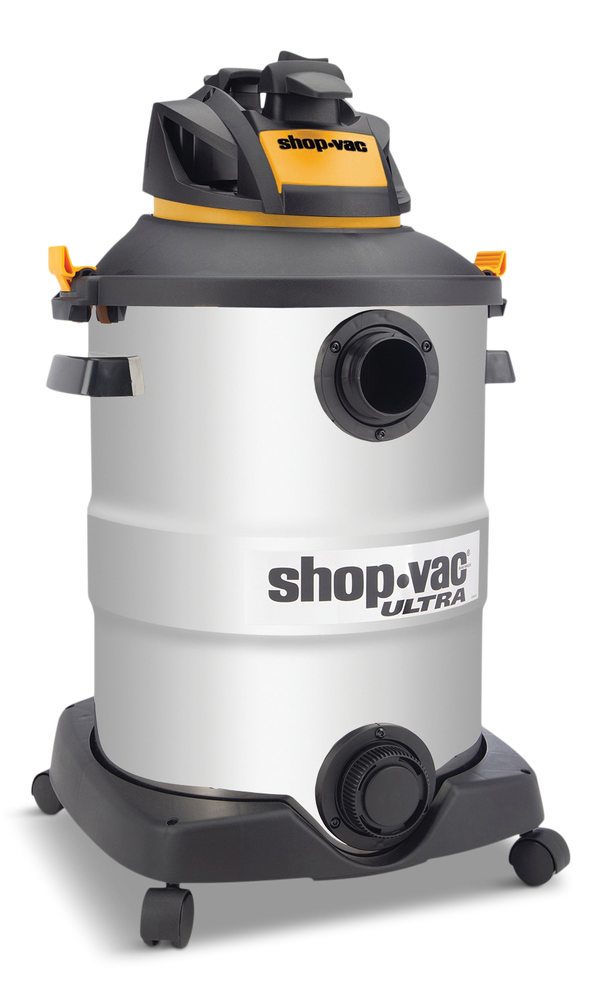 Aspirateur d'atelier de déchets secs/humides en acier inoxydable