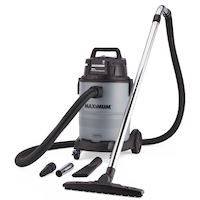 MAXIMUM VK811PH HEPA Certified Wet/Dry Shop Vacuum with Hose and Accessories, 30-L Front_Three_Fourths_Angled_Left