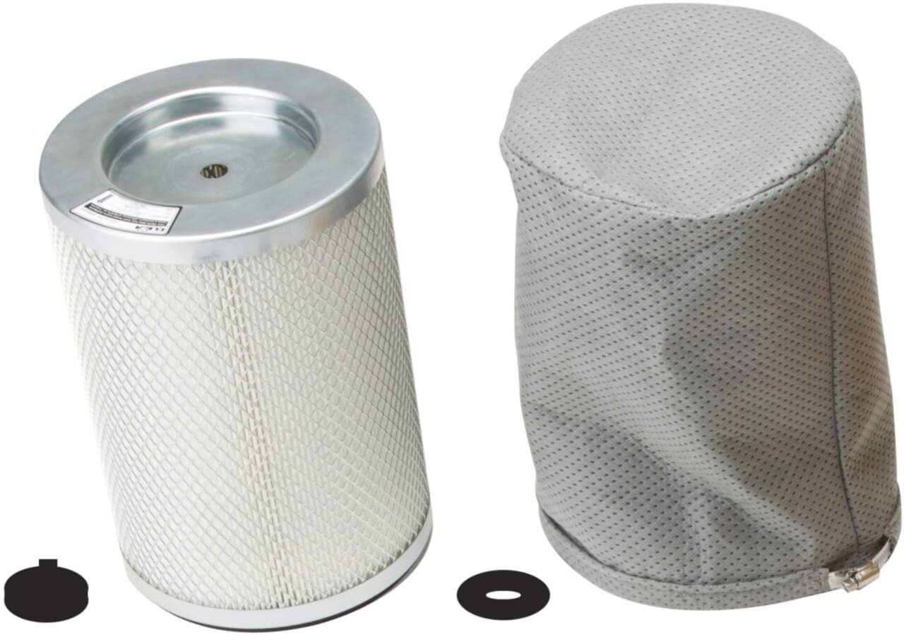 Filtre à cartouche en papier plissé HEPA MAXIMUM VKHF001 pour aspirateur  d'atelier de déchets secs/humides MAXIMUM de 30 L, paq. 4