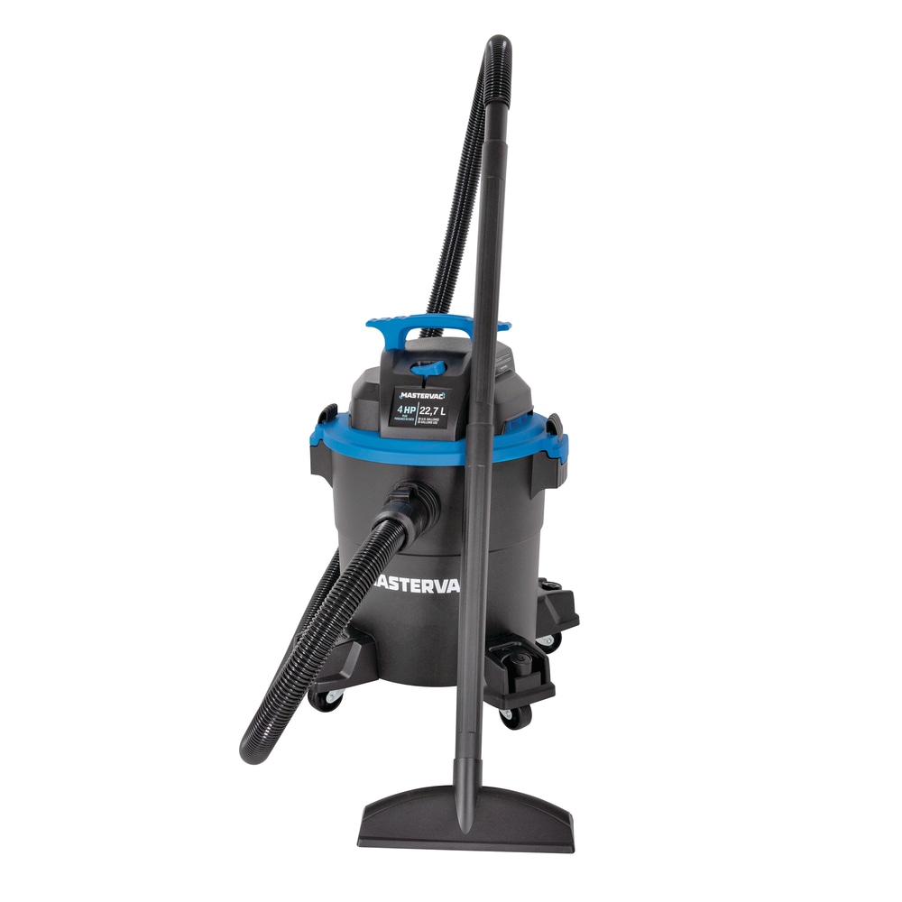 Mastervac AT18116P 4.0 Peak HP Poly Wet/Dry Shop Vacuum with Hose and