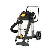 Shop-Vac 6.5 SVX2 Peak HP Stainless Steel Wet/Dry Shop Vacuum with Hose & Accessories, 60.5-L Front_Three_Fourths_Angled_Left