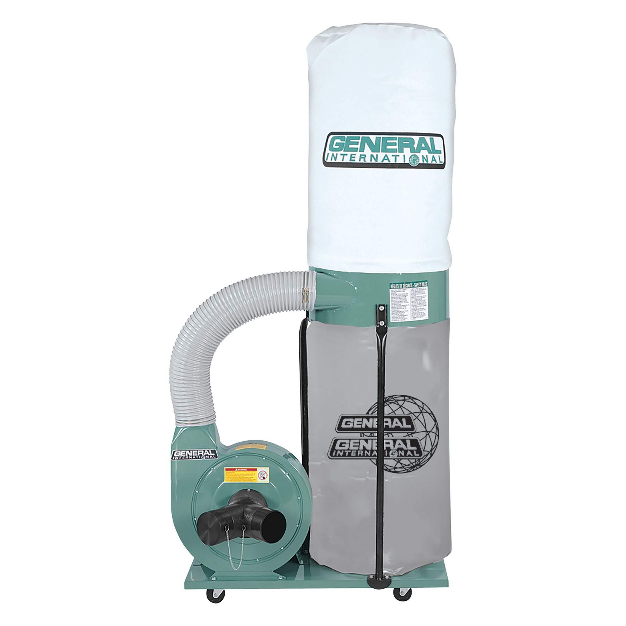 General® International Dust Collector, 1.5-hp Side_Right