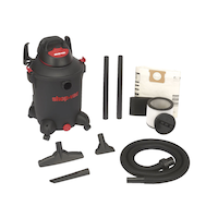 Shop-Vac® 5982105 5.5 SVX2 Peak HP Poly Wet/Dry Shop Vacuum with Hose and Accessories, 37.8-L Composite_or_Mixed