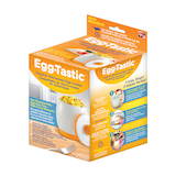 As Seen On TV EggTastic Microwave Egg Cooker Front_Angled_Left