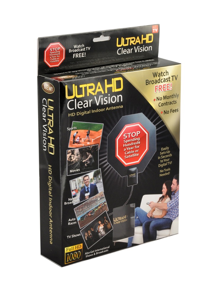As Seen On TV Ultra Clear HD Vision Indoor Antenna Canadian Tire