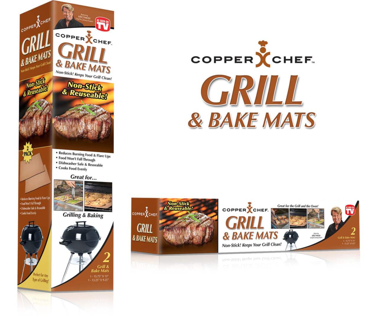 As seen on 2025 tv copper grill mat