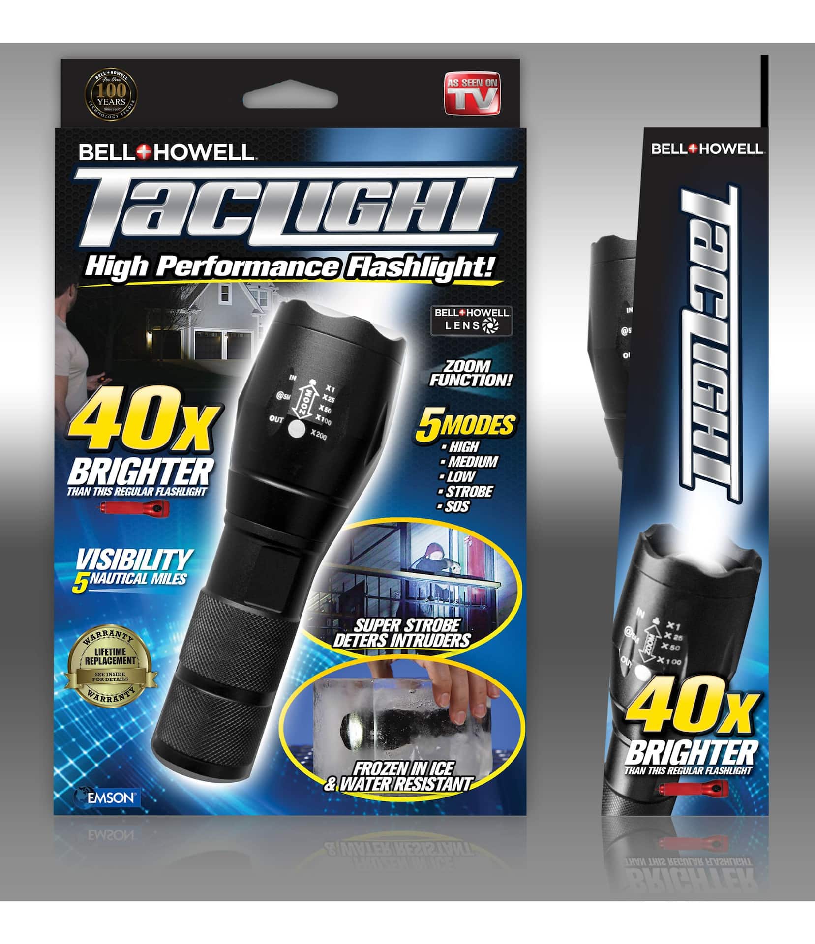 Bell + Howell 4-pack TacLight DLX High-Performance Flashlight - 21883839