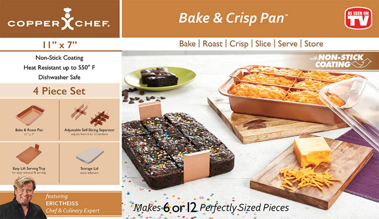 As Seen on TV Copper Chef Bake & Crisp Pan