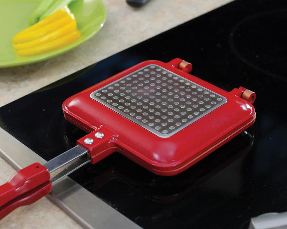 red copper sandwich maker