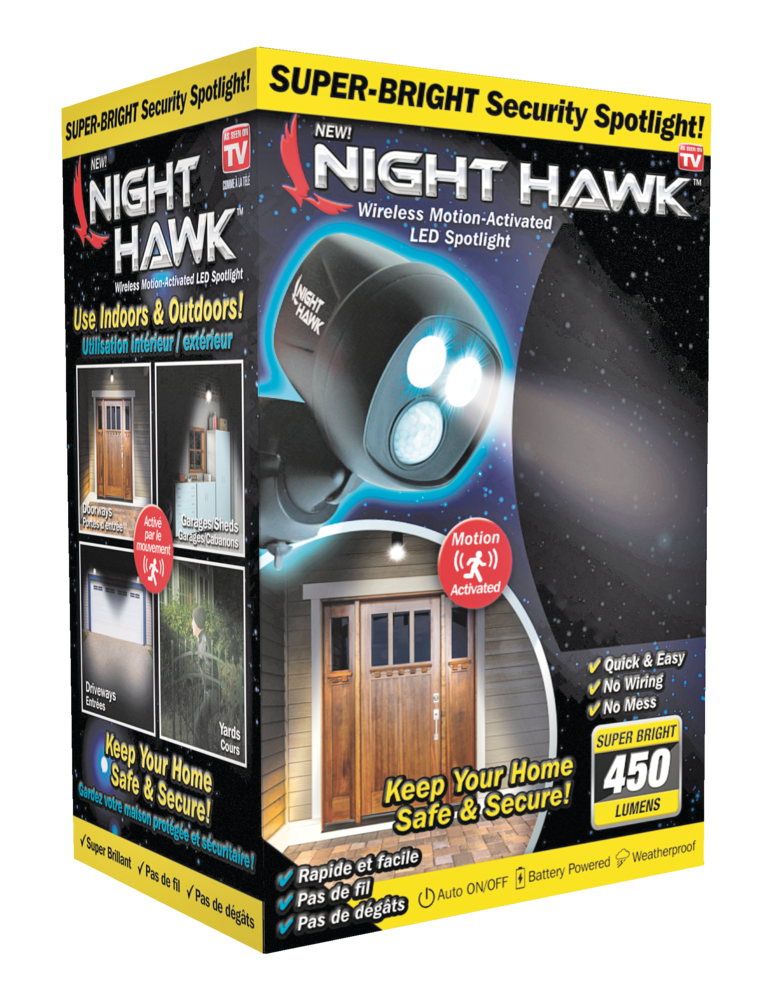 Projecteur de sécurité Night Hawk, Comme à la TV Canadian Tire