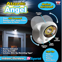 As Seen On TV Atomic Light Angel Motion Activated LED Security Light Front_Flat