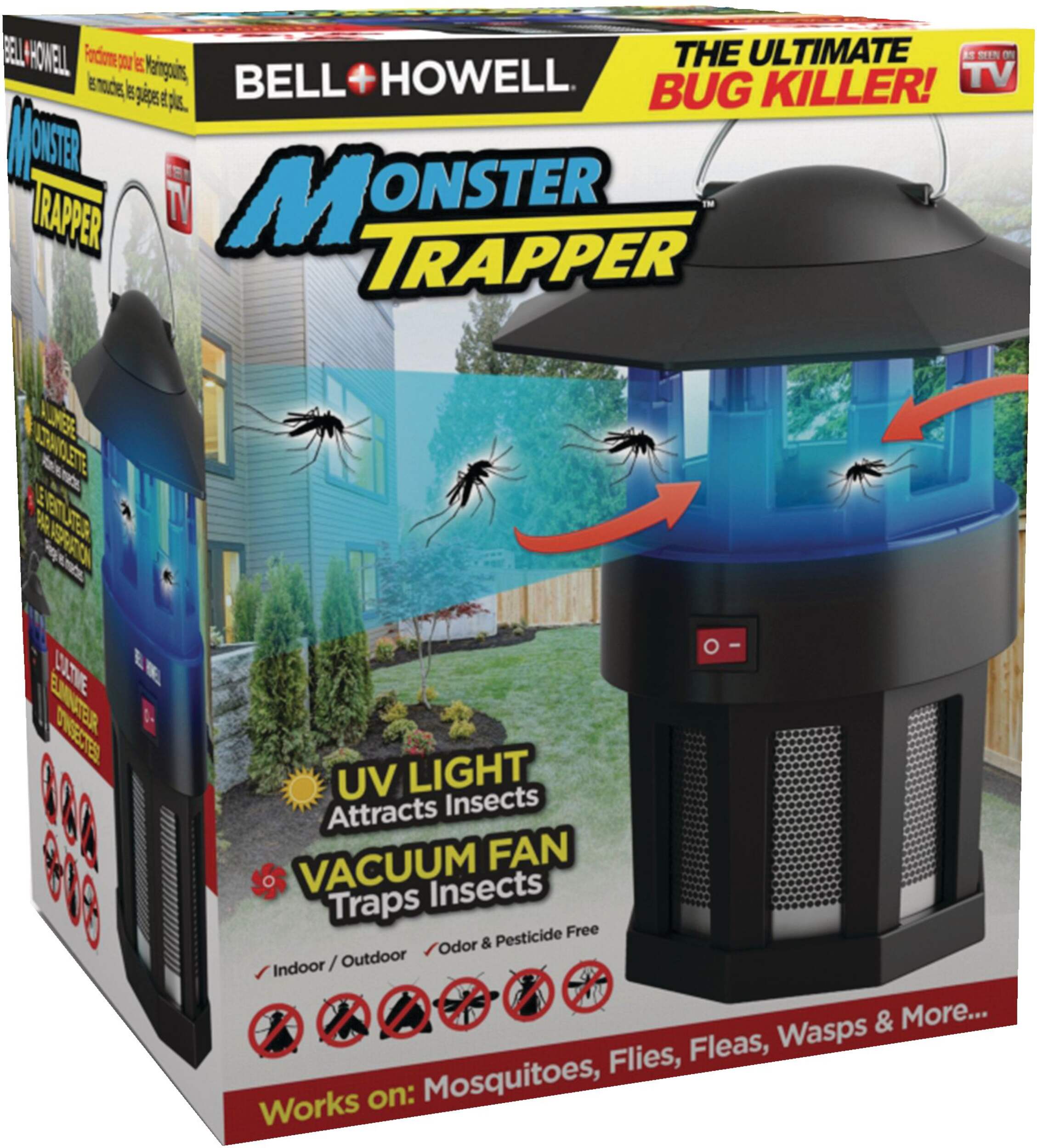 Piège à insectes Bell & Howell Monster Trapper, comme à la télé Front_Angled_Right
