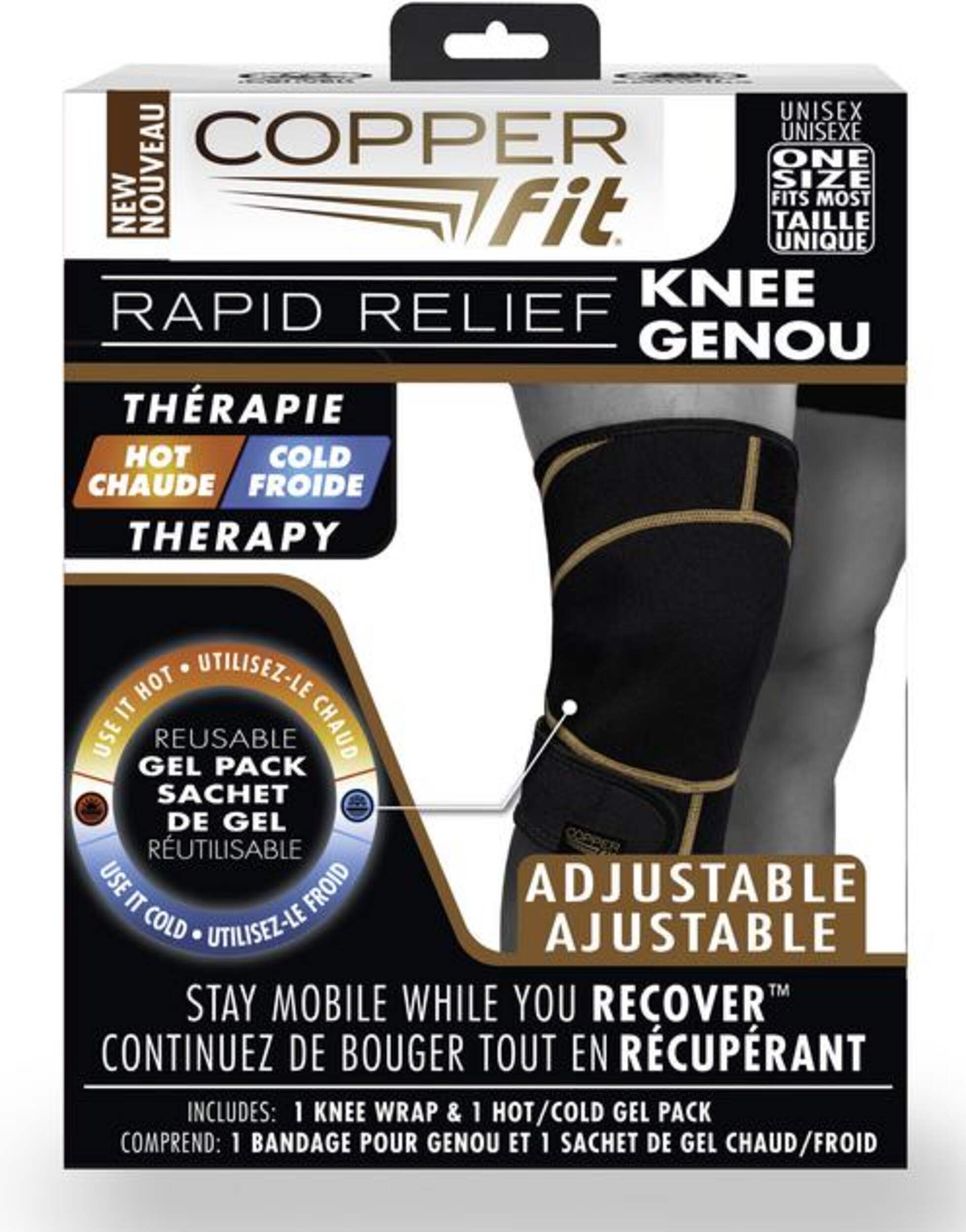 As Seen On TV Copper Fit Rapid Relief Knee Wrap Canadian Tire