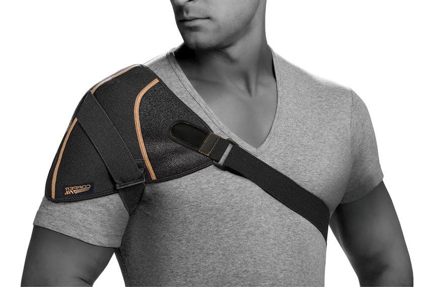 Copper Fit Rapid Relief Shoulder Wrap with Hot/Cold Ice Pack