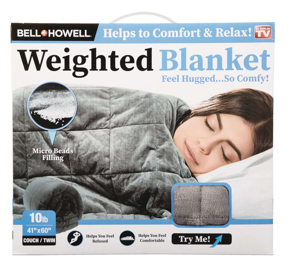 As Seen On TV Bell & Howell Weighted Blanket, 10-lb