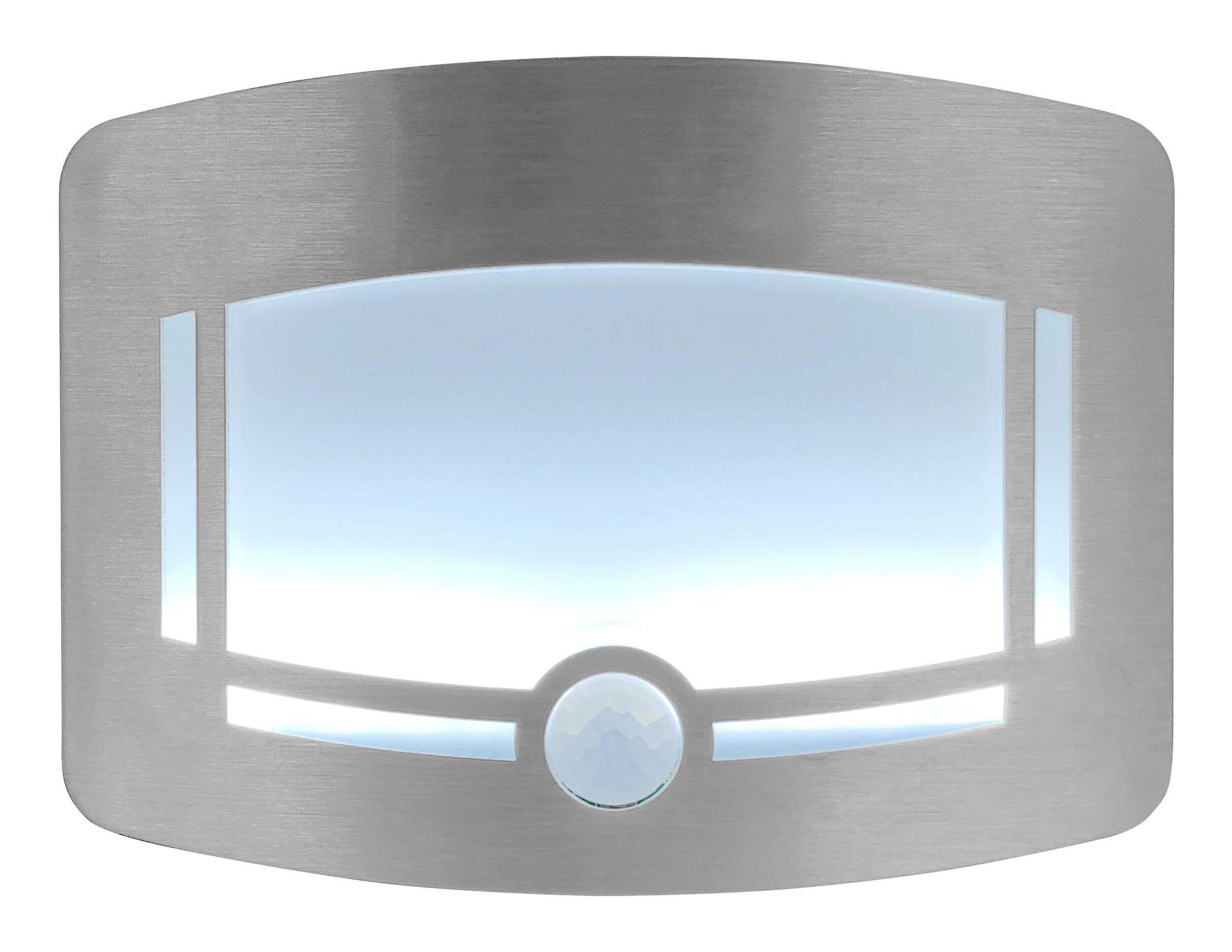 As Seen On TV Bell & Howell Premier Motion Activated LED Light, Stainless Steel, 2-pk Front_Flat