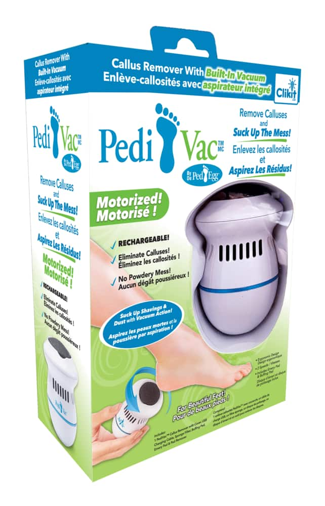 As Seen On TV PediVac Electric Callus Remover with Built-In Vacuum