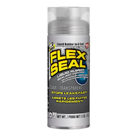 As Seen On TV Flex Seal Spray, Liquid Rubber Sealant, Clear Front_Flat