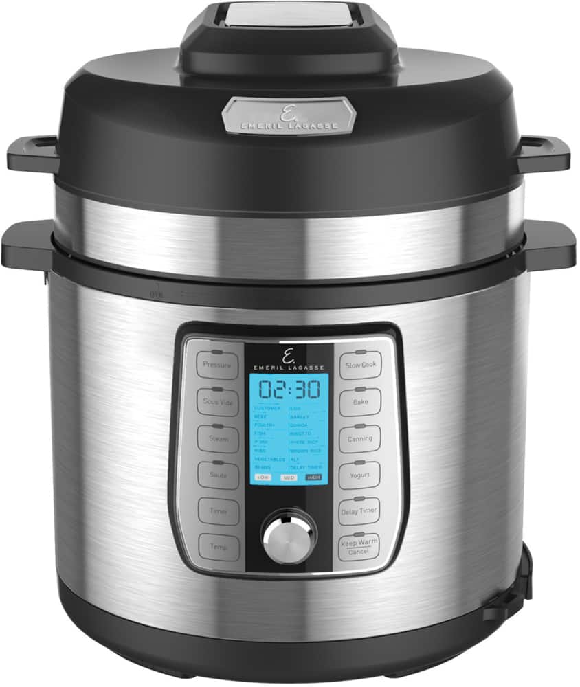 As Seen On TV Emeril Lagasse Pressure Cooker & Air Fryer, 6-qt ...