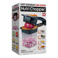 As Seen On TV Nutri Chopper Handheld Kitchen Slicer Front_Angled_Right