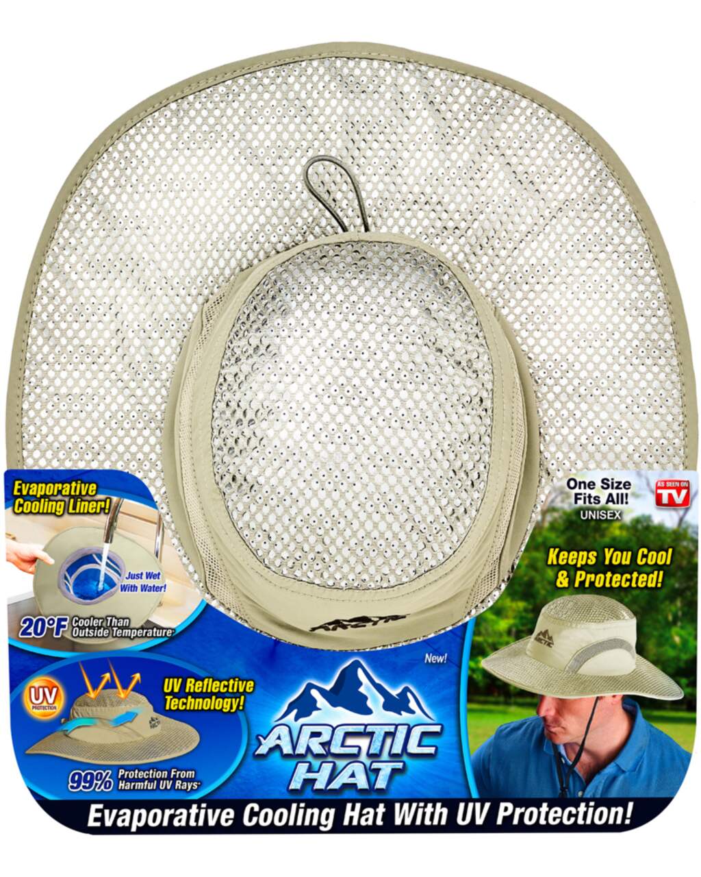 Adult Bug-Resistant Folding Pop-up Hat for Camping/Fishing/Hiking
