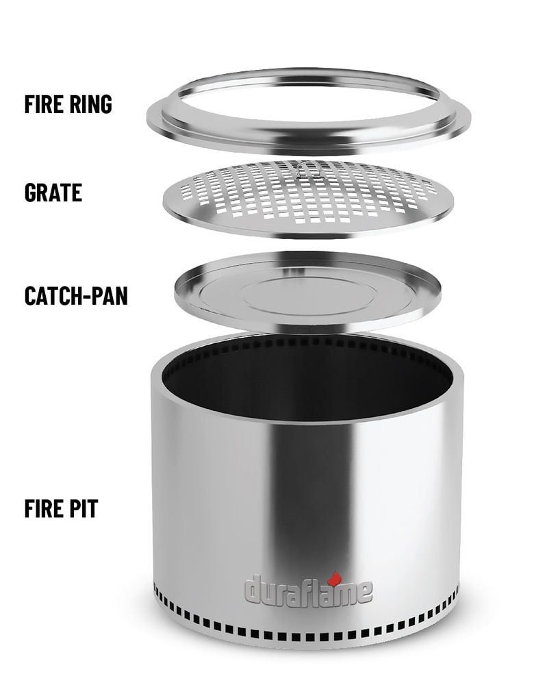 As Seen On TV Duraflame Smokeless Fire Pit, 19in Canadian Tire