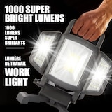 Lampe de travail de 1000 lumens Bell & Howell Bionic, comme à la télé Front_Flat
