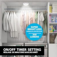 As Seen On TV Bell + Howell Wireless Ceiling Light, Remote Control