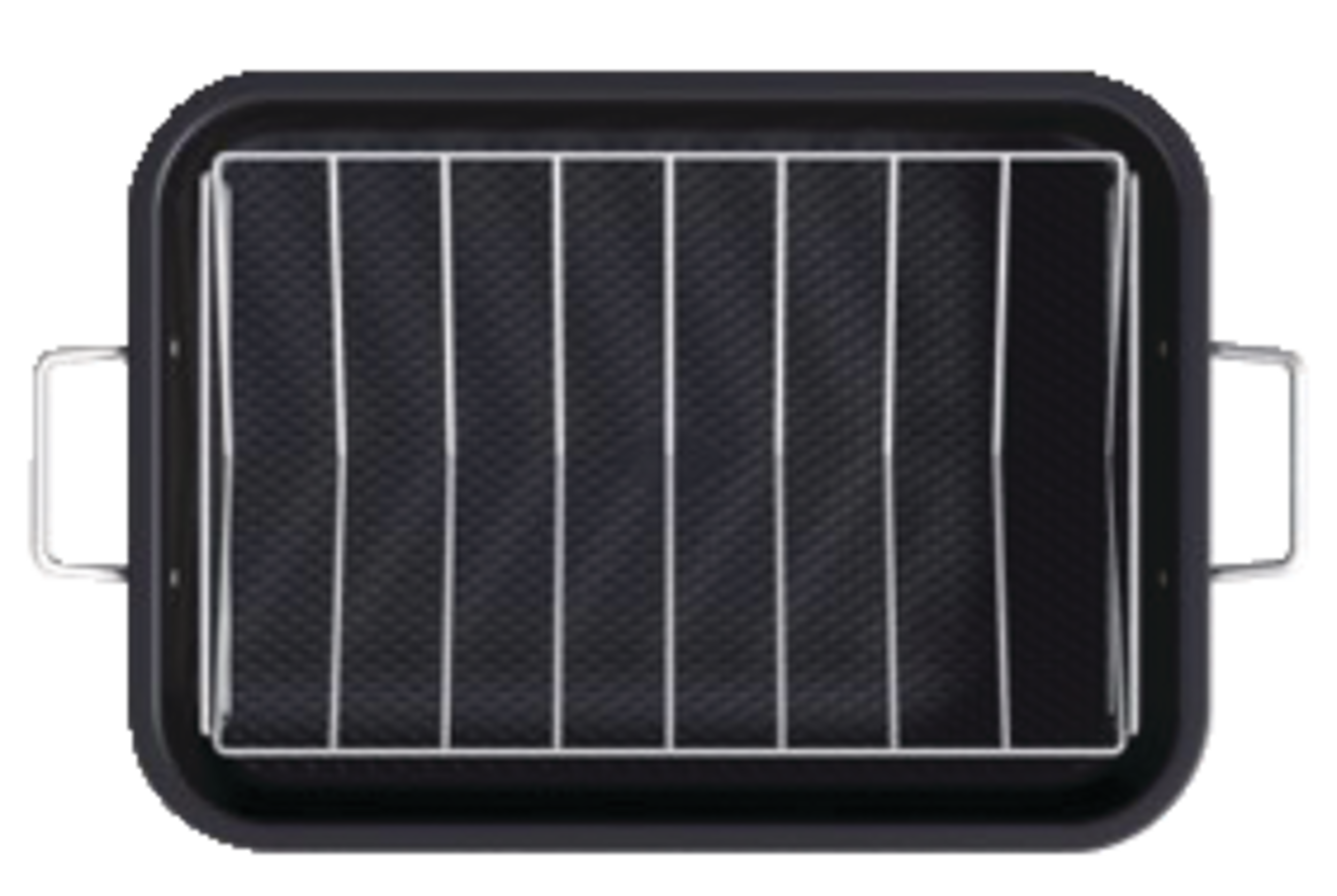 As Seen On TV Blue Diamond Roasting Pan with Stainless Steel Rack Canadian Tire