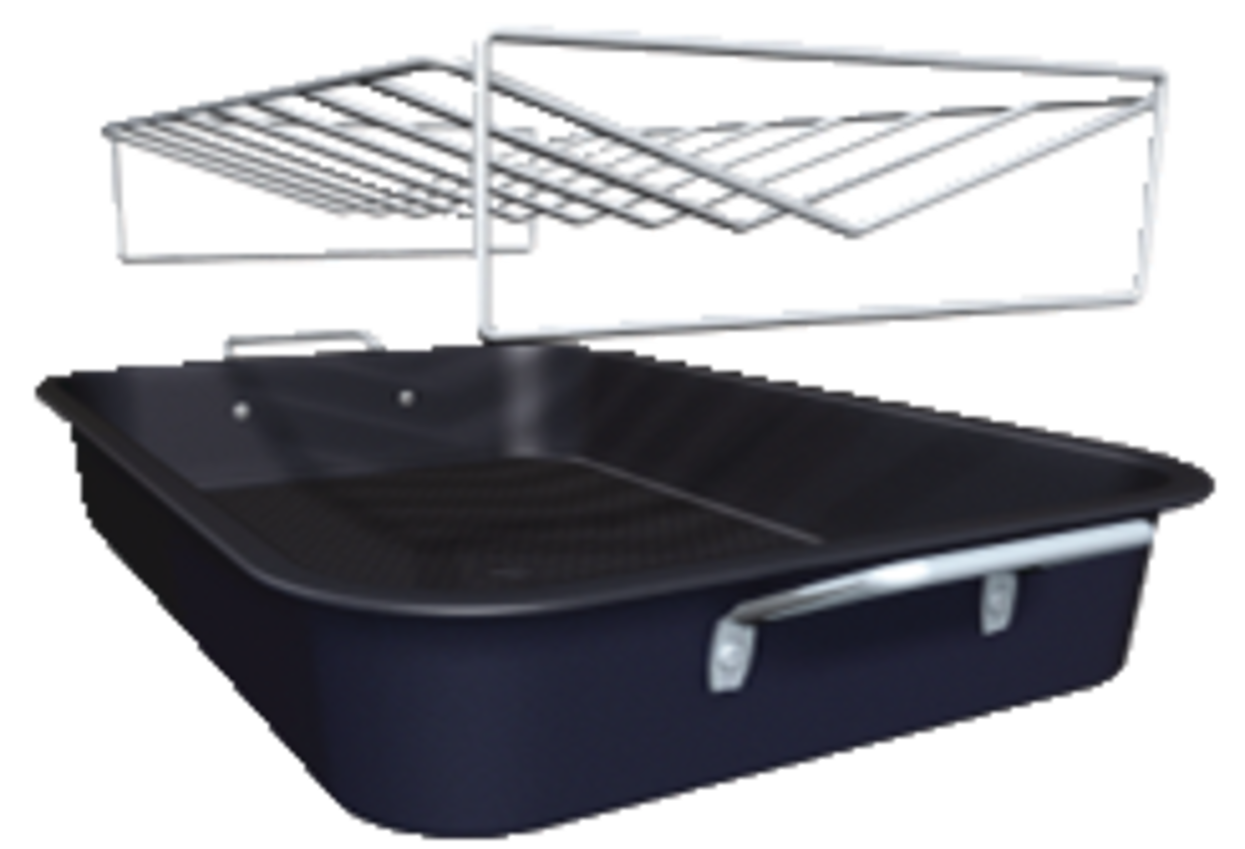 As Seen On TV Blue Diamond Roasting Pan with Stainless Steel Rack Canadian Tire