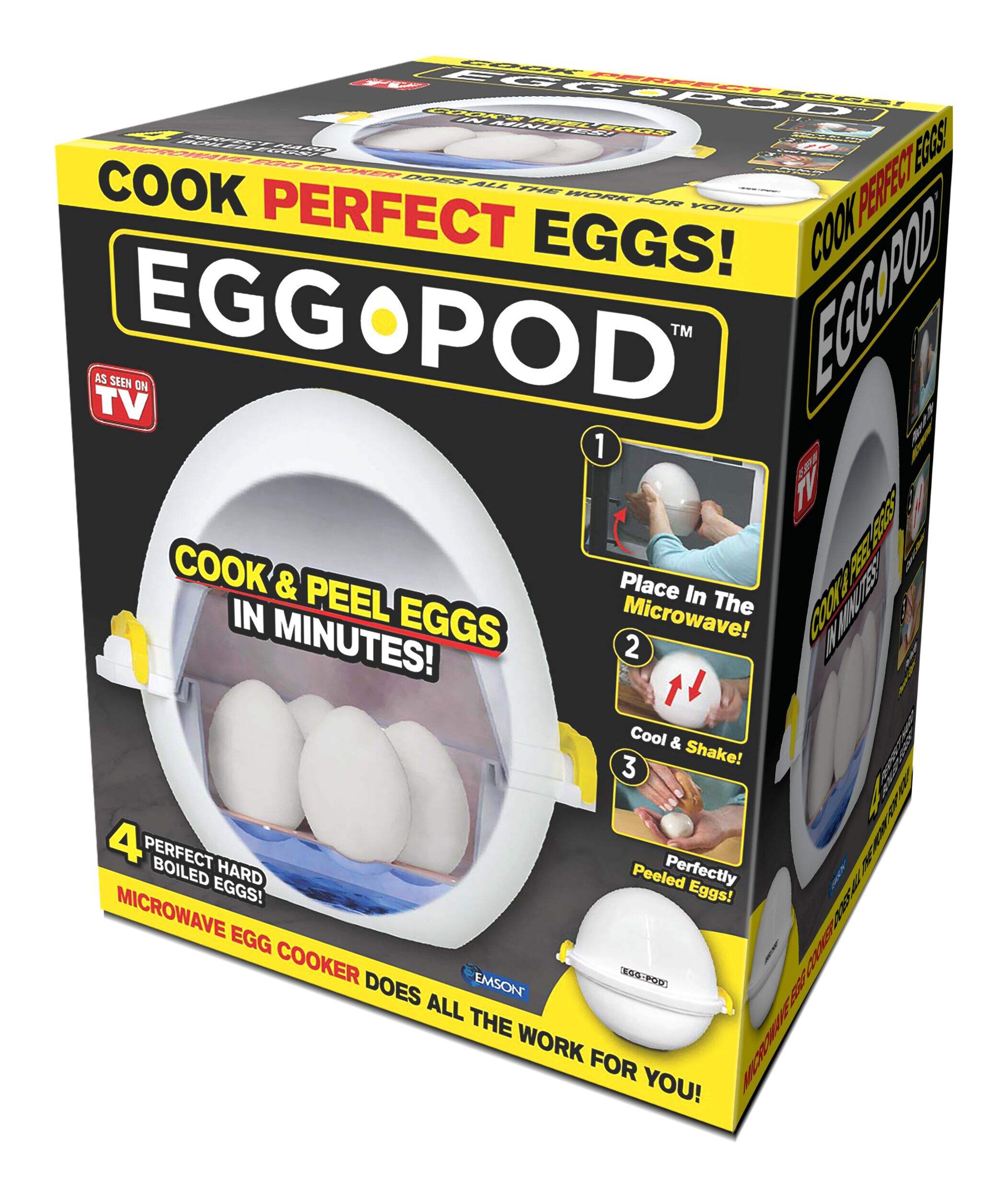 As Seen On TV Egg Pod Cooker Front_Angled_Left