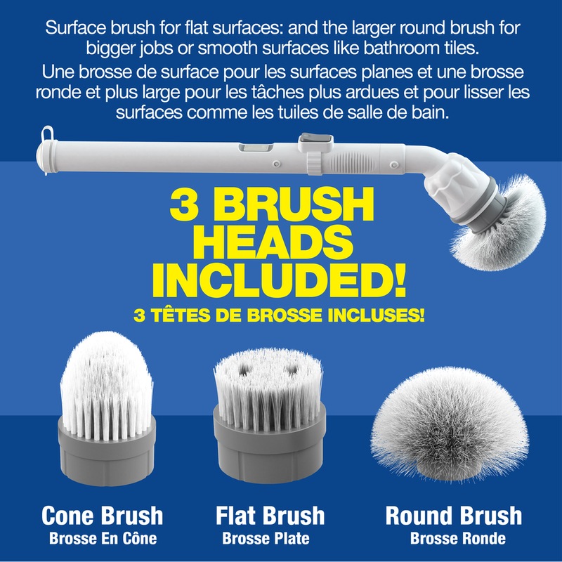 As Seen On TV Scrubtastic Rechargeable Power Scrubber Brush Canadian Tire