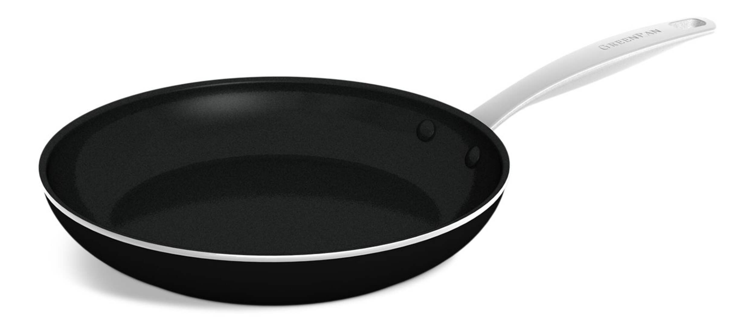 Greenpan Aluminum Non-Stick Open Frypan, 26-cm Front_Three_Fourths_Angled_Left