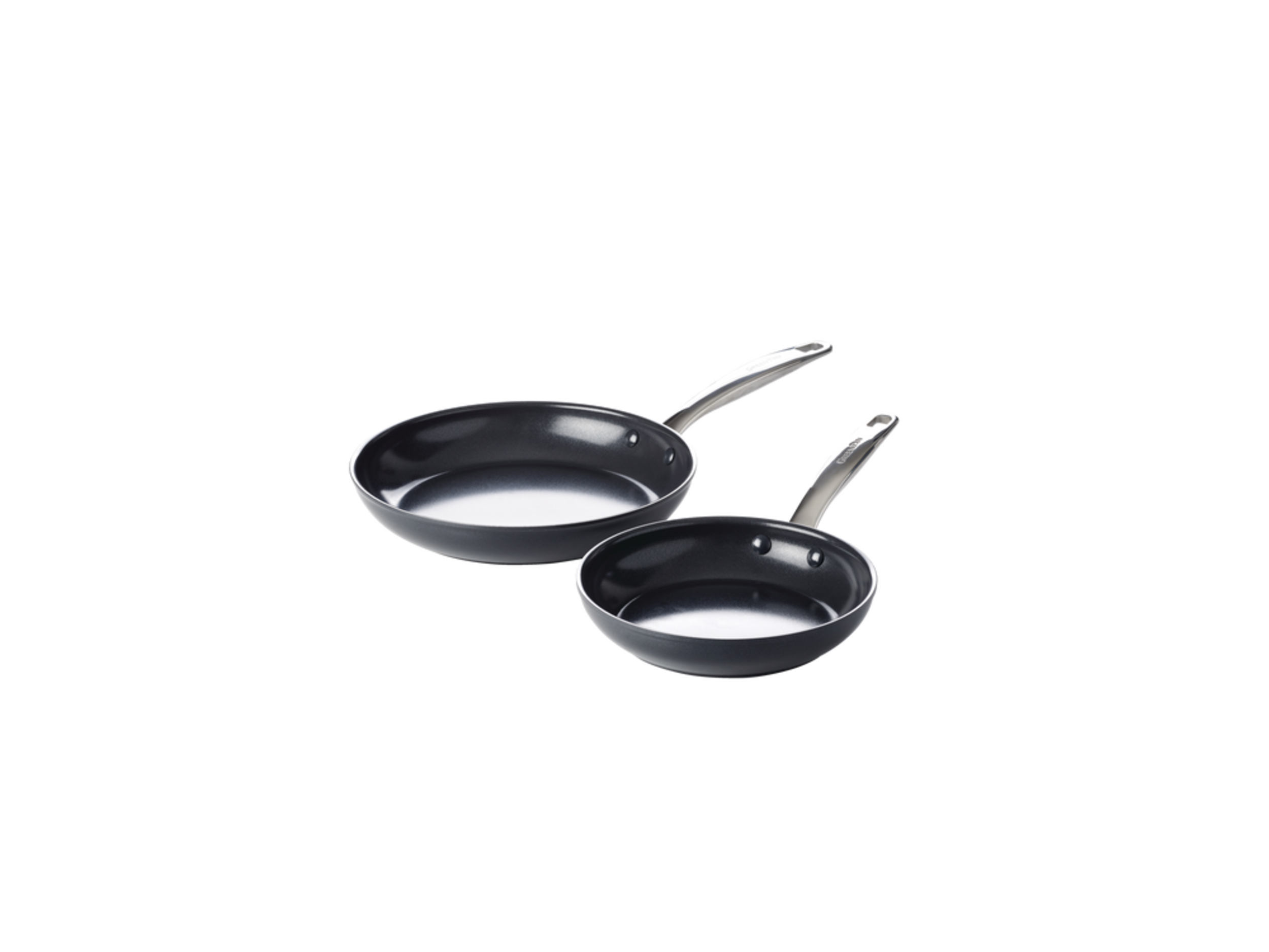 Greenpan Aluminum Non-Stick Open Frypan Set, 2-pc Composite_or_Mixed