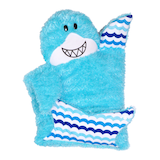Popillows™ Regular Pillow, Blue Shark, 15 x 22-in Front_Flat