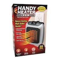 As Seen On TV Handy Heater Turbo 800 Space Heater Front_Three_Fourths_Angled_Right