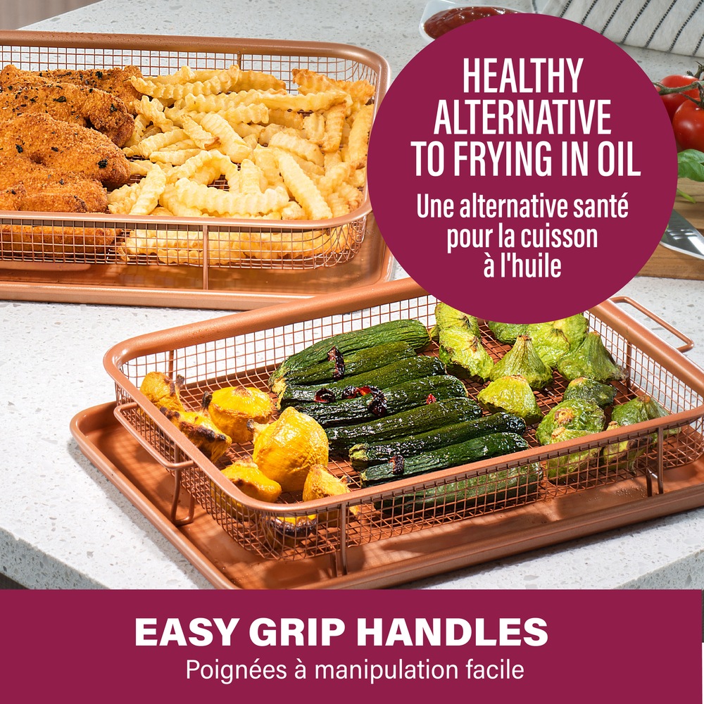 As Seen On TV Gotham Non Stick Ceramic Coated Steel Crisper Tray
