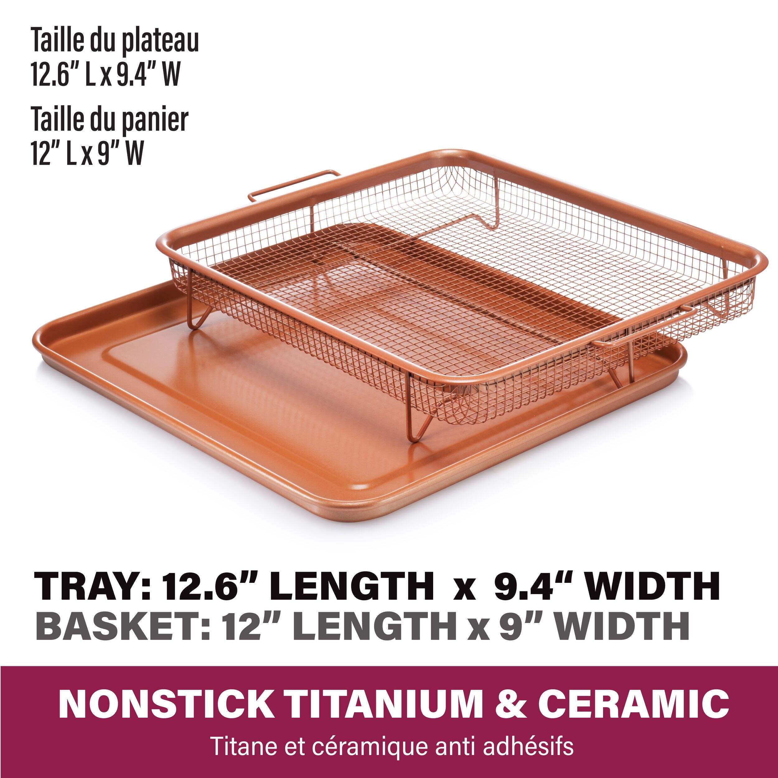 As Seen On TV Gotham Non Stick Ceramic Coated Steel Crisper Tray Canadian Tire