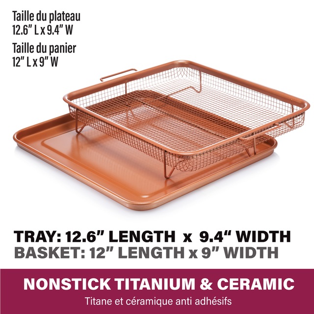 As Seen On TV Gotham Non Stick Ceramic Coated Steel Crisper Tray