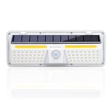 Bell and Howell Bionic Wall Light XL Solar Motion Sensor Security Light, White Front_Flat