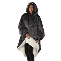 The Comfy Original Oversized Wearable Blanket, Dark Grey, Adult