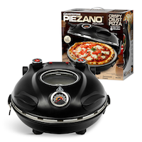 As Seen On TV Granitestone Piezano Electric Pizza Oven, 12-in, Black