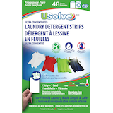 As Seen On TV USolve Ultra-Concentrated Laundry Detergent Strips, 48-Loads Front_Flat