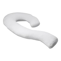As Seen On TV Contour Swan Full Body Support Pillow, Standard, White Front_Angled_Right