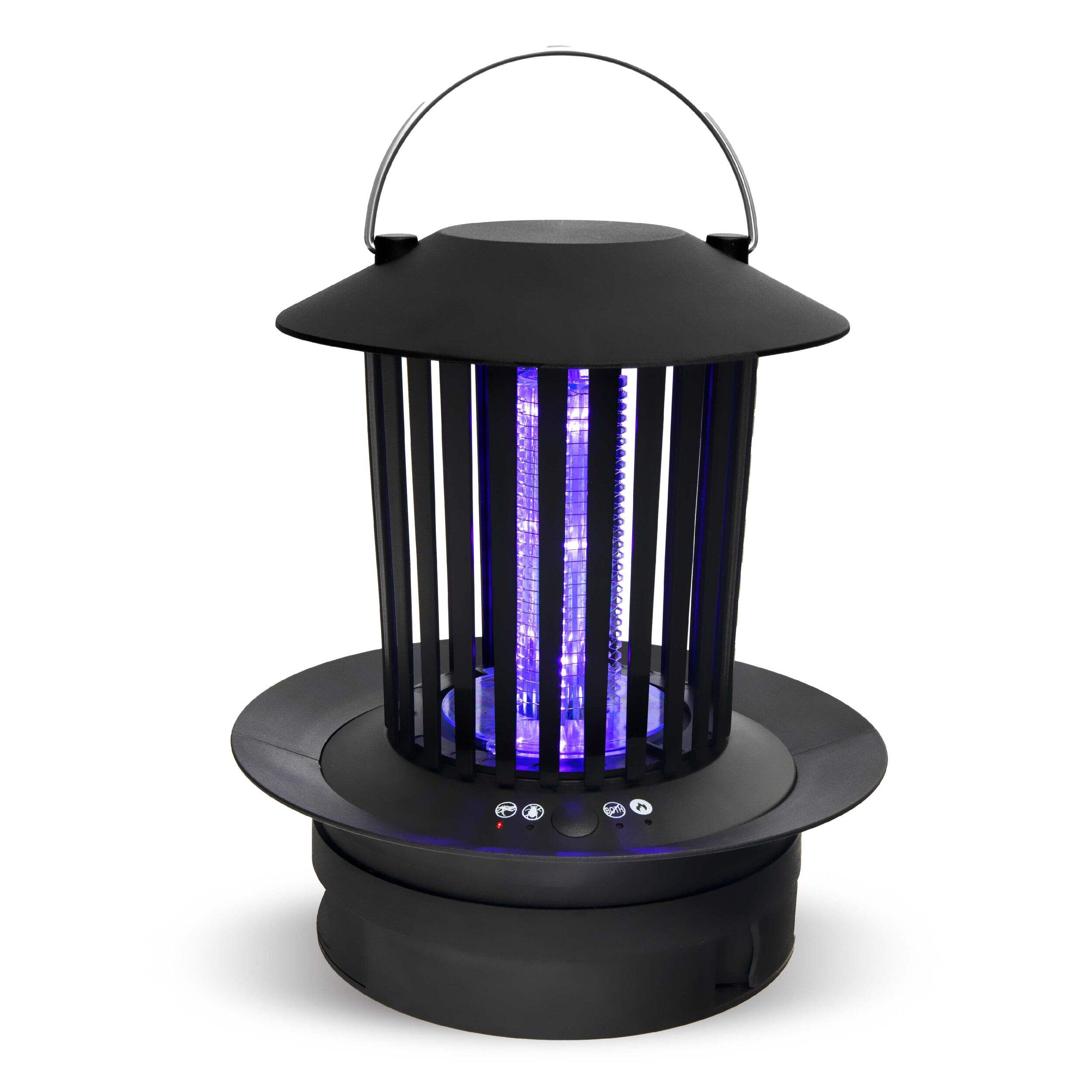 Lampe double Zapper Monster, portative et rechargeable, noir Front_Elevated