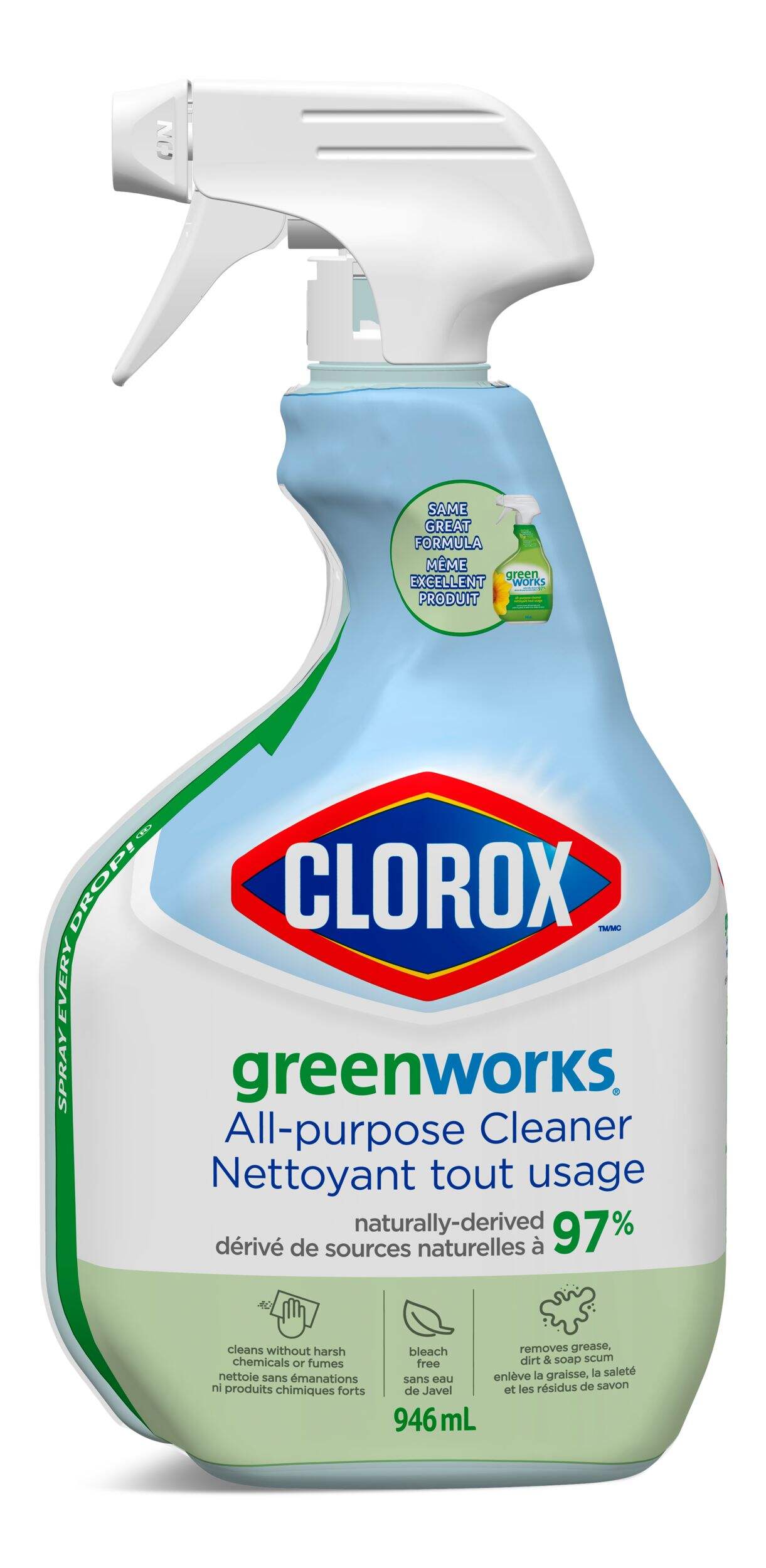 Green Works All Purpose Cleaner, 946-mL Front_Flat